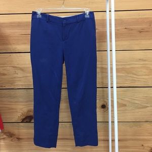 Royal Blue Straight Ankle Pant